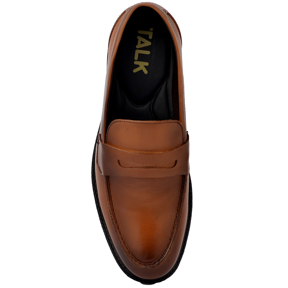 Sapato Social Masculino Talk Flex Van Slip-On Couro 17700 - Foto 4