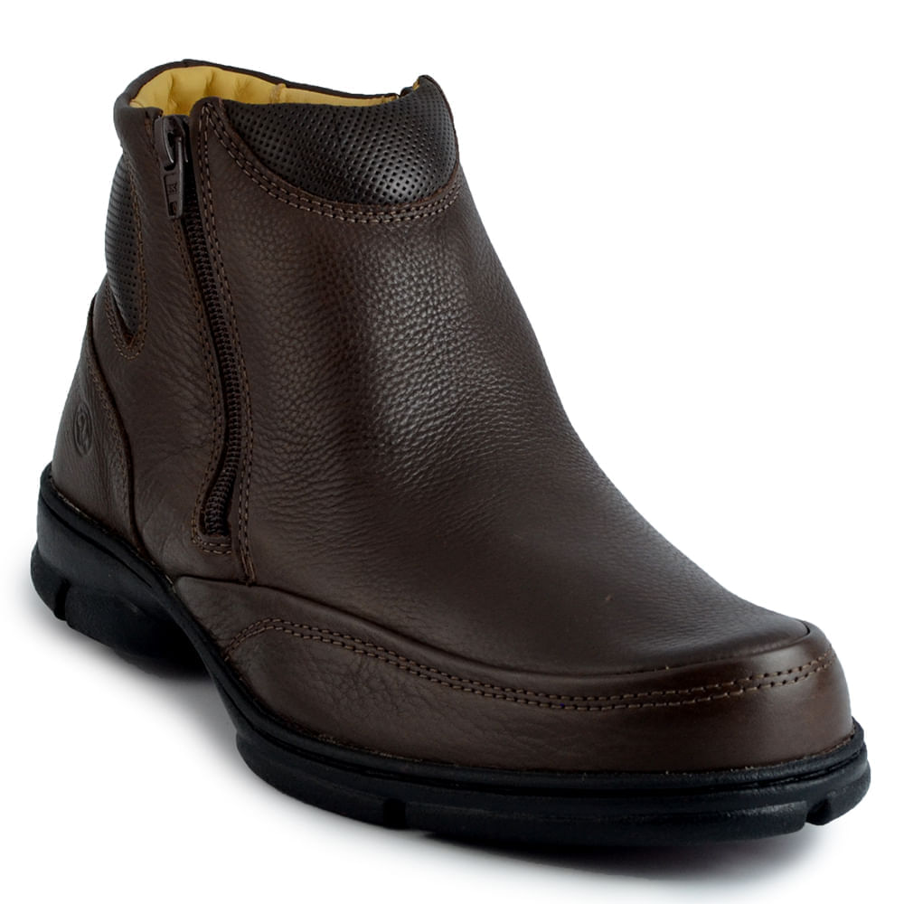 Coturno Masculino Anatomic Gel  Couro  7887 - Foto 2