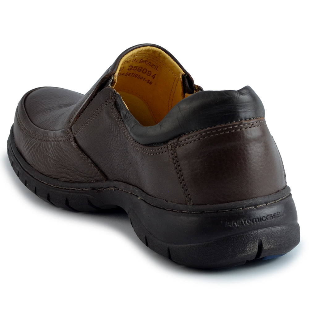 Sapato Social Masculino Anatomic Gel Couro 7902 - Foto 3