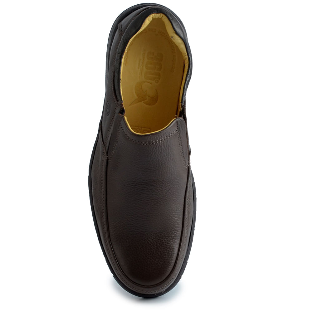 Sapato Social Masculino Anatomic Gel Couro 7902 - Foto 4