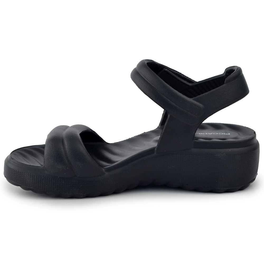 Sandália Papete Piccadilly BK 226001 - Foto 5