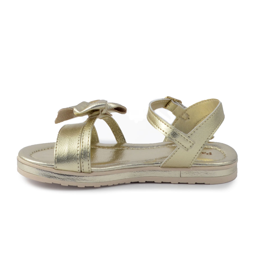 Sandália Infantil Pampili Feminina Dourada 686.004 - Foto 5