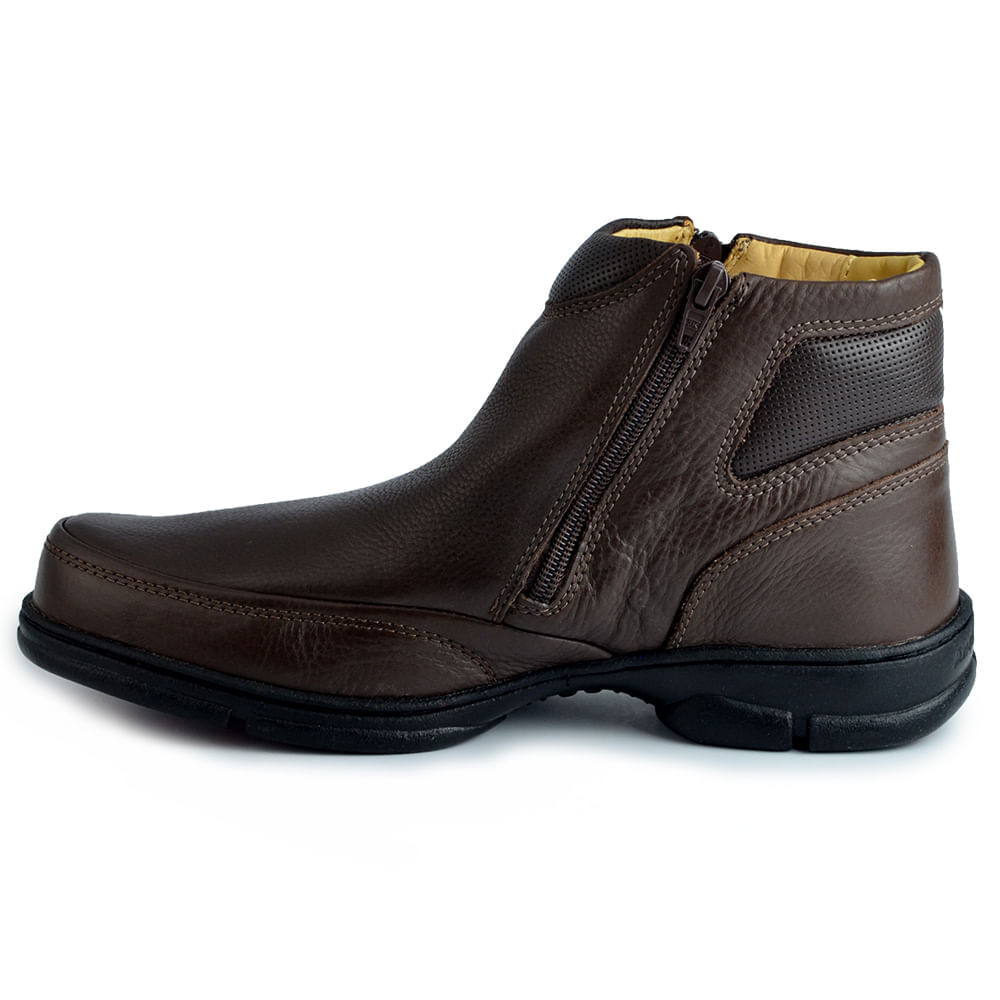 Coturno Masculino Anatomic Gel  Couro  7887 - Foto 5