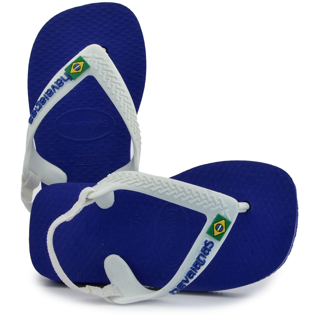 Chinelo Infantil Havaianas Unissex Bebê BRASIL LOGO - Foto 1