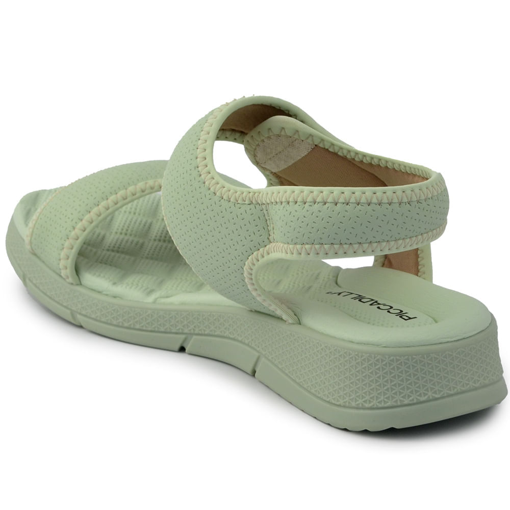 Sandália Papete Piccadilly Feminina BK 571004 - Foto 3