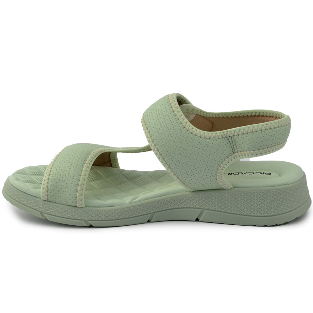 Sandália Papete Piccadilly Feminina BK 571004 - Foto 4