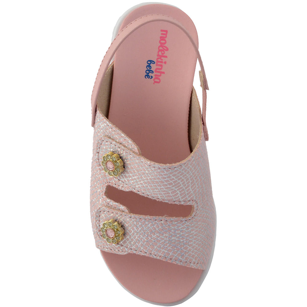 Sandália Infantil Molekinha Feminina 2724.103 - Foto 5