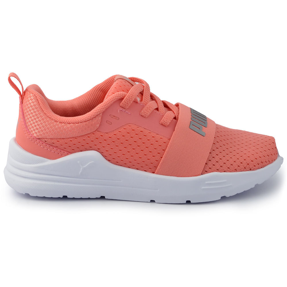 Tênis Infantil Puma Feminino Wered 384324 - Foto 1