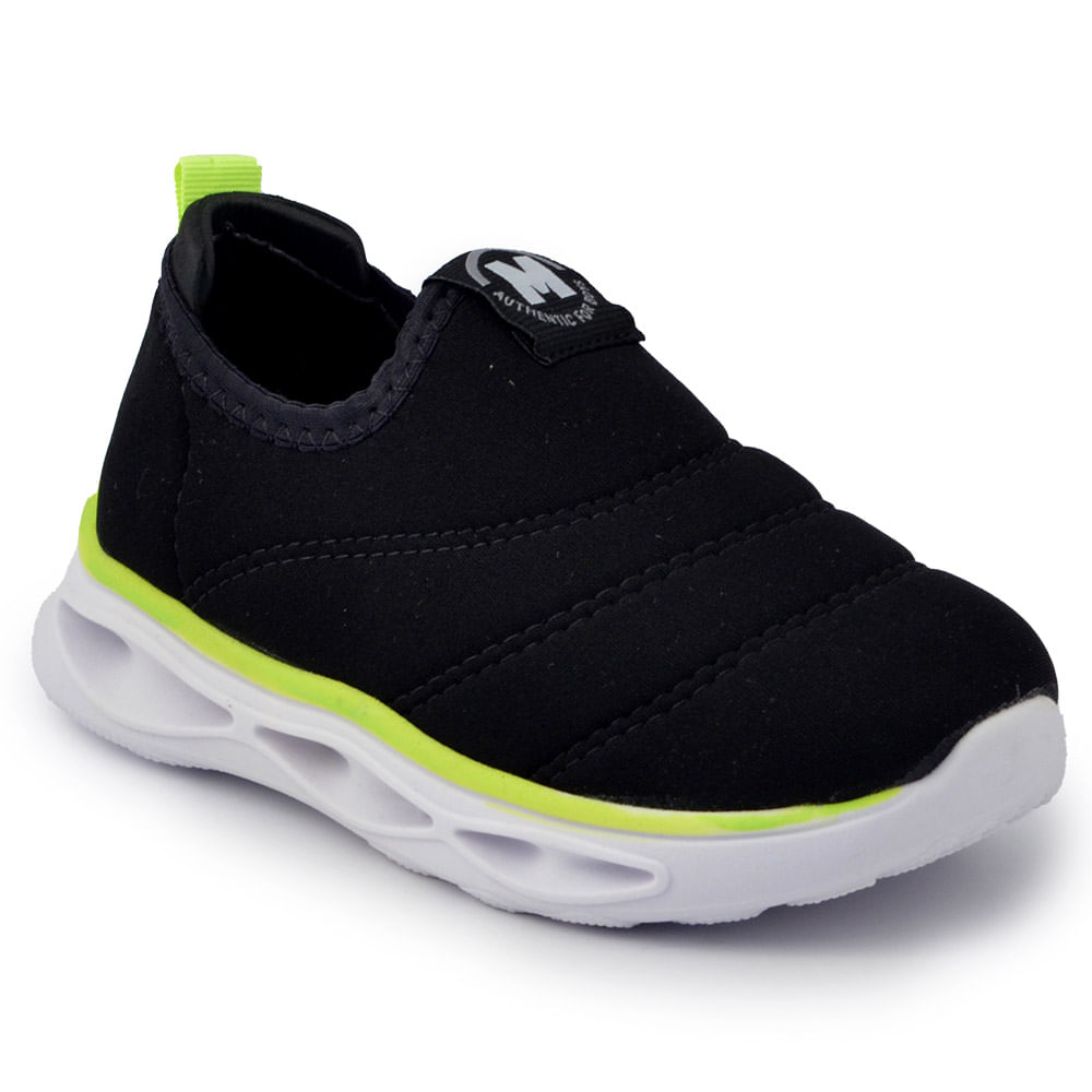 Tênis Infantil Molekinho Masculino Slip-On Com Led 2620.103 - Foto 2