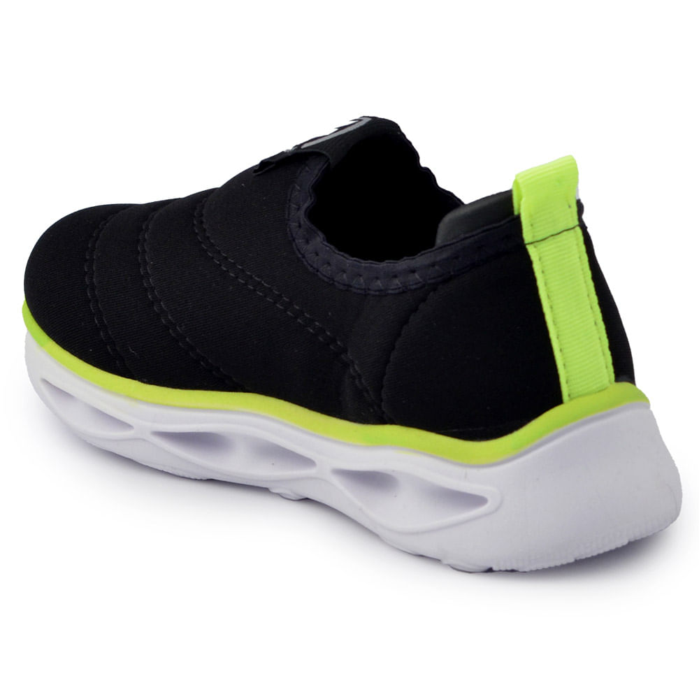 Tênis Infantil Molekinho Masculino Slip-On Com Led 2620.103 - Foto 3