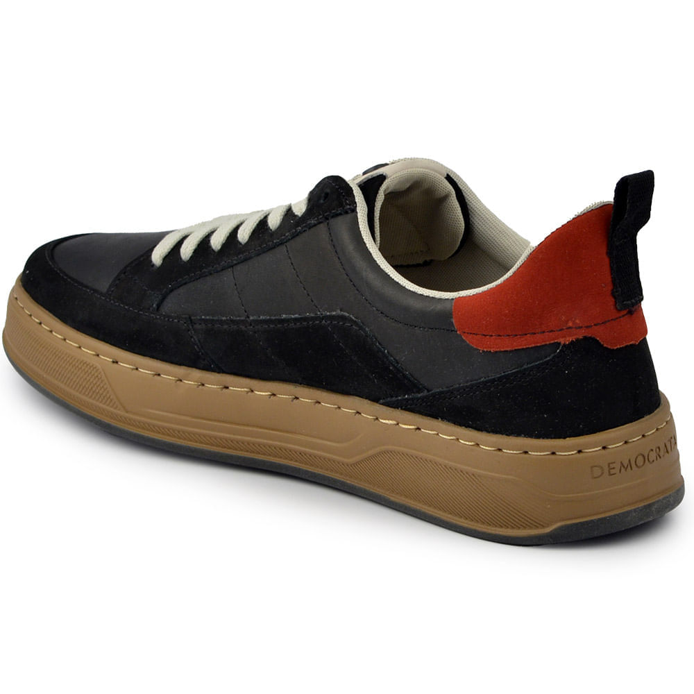 Sapatênis Masculino Democrata Bold Couro 122116 - Foto 3