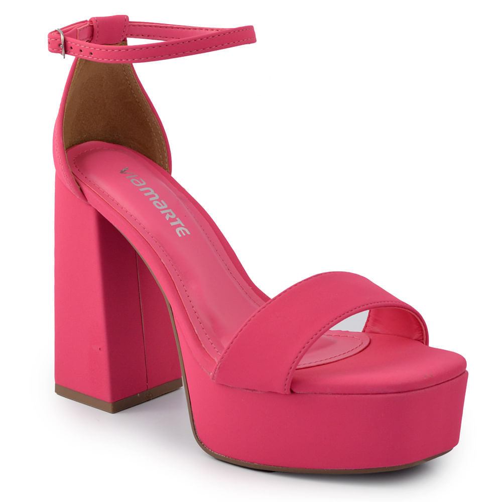 Sandália Meia Pata Via Marte Feminina Salto Alto  22-13102-01 - Foto 2