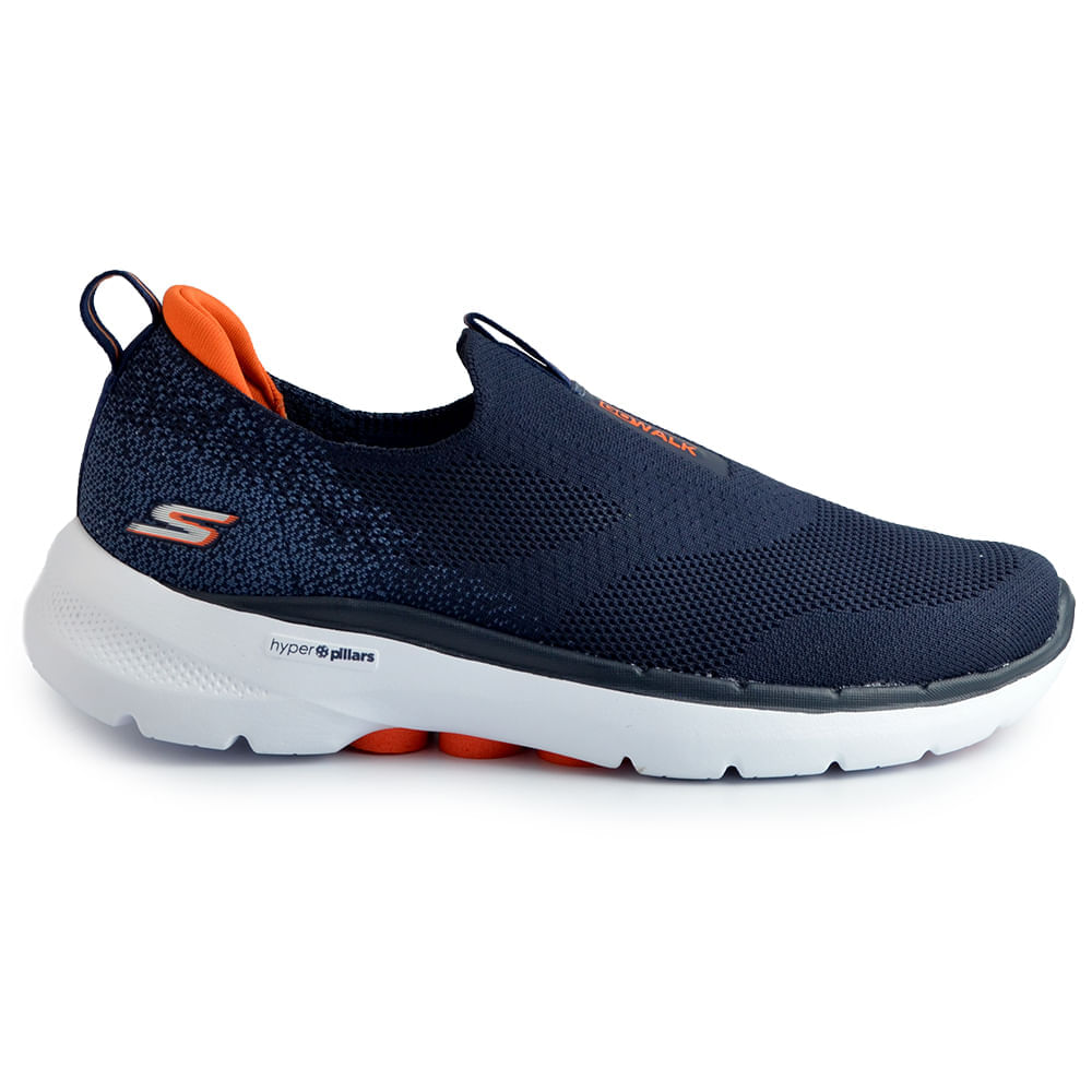 Tênis Esportivo Skechers Masculino Walk 6 216202BR - Foto 1