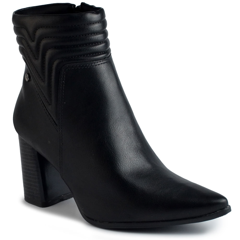 Bota Cano Baixo Ramarim Feminina Salto Alto 2358123 - Foto 2