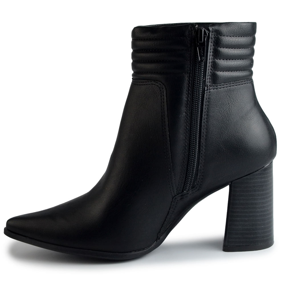 Bota Cano Baixo Ramarim Feminina Salto Alto 2358123 - Foto 4