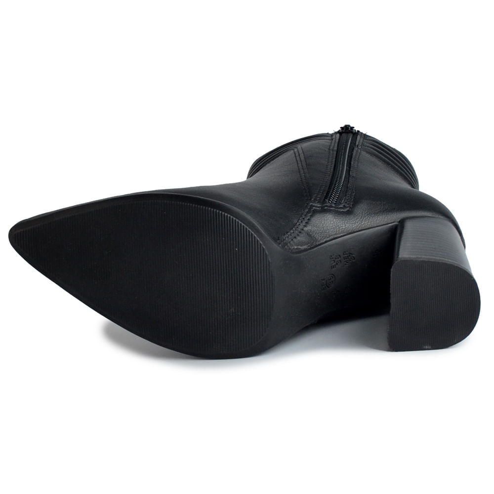 Bota Cano Baixo Ramarim Feminina Salto Alto 2358123 - Foto 6