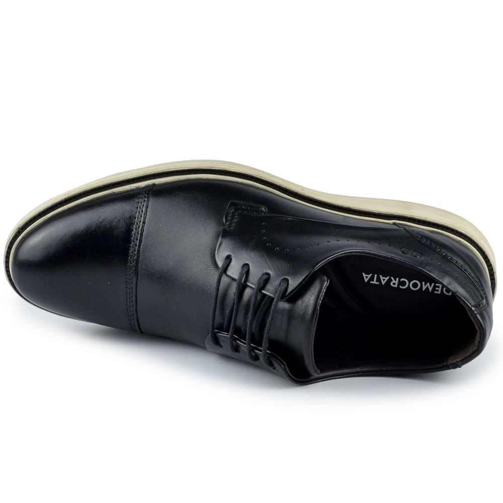 Sapato Social Masculino Democrata Bay Couro 273101 - Foto 5