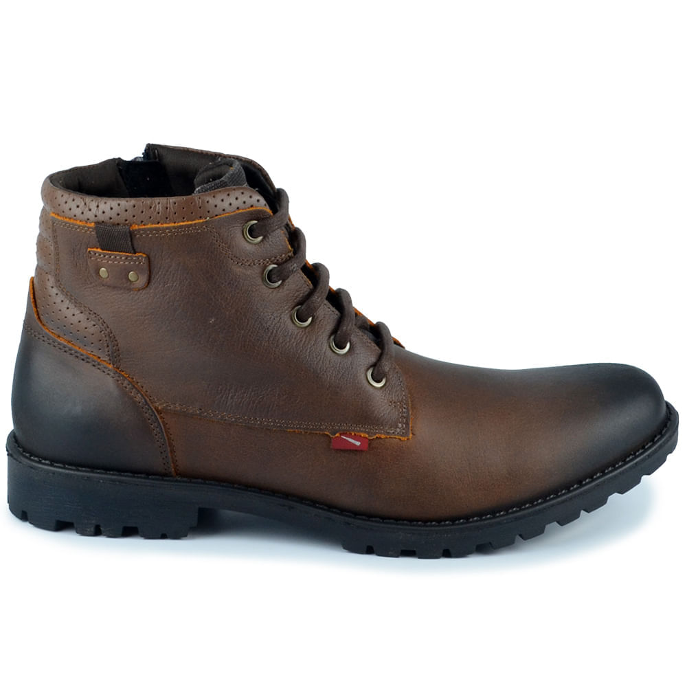 Coturno Masculino Ferracini Cross Couro 9932 - Foto 1