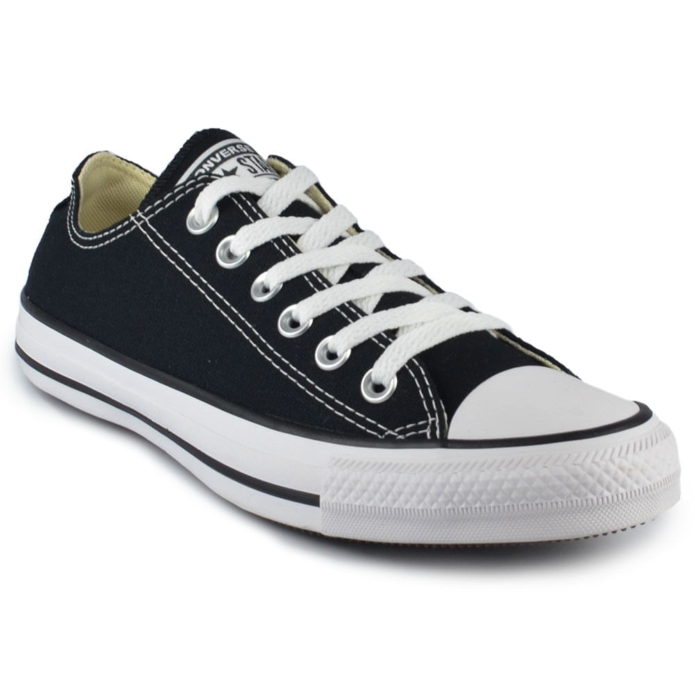 Tênis Casual All Star Converse Tecido Lona Preto CT00010002 - Foto 2