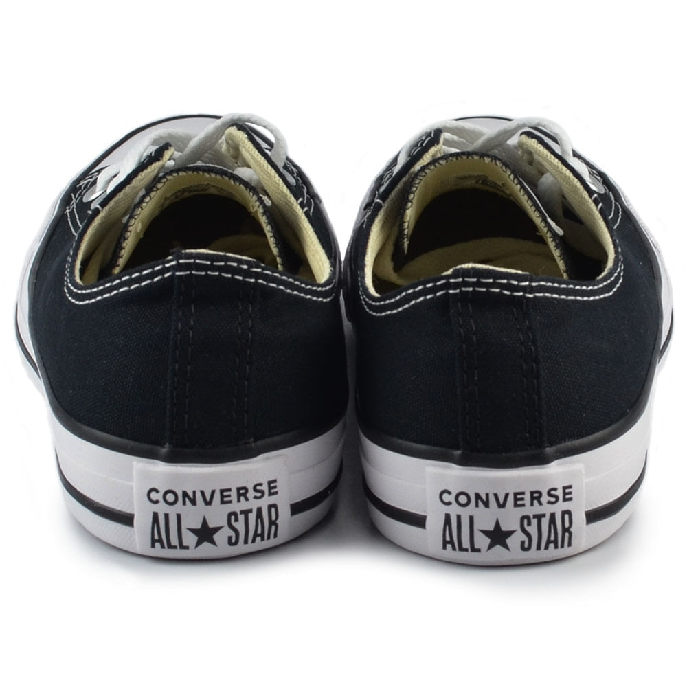 Tênis Casual All Star Converse Tecido Lona Preto CT00010002 - Foto 3