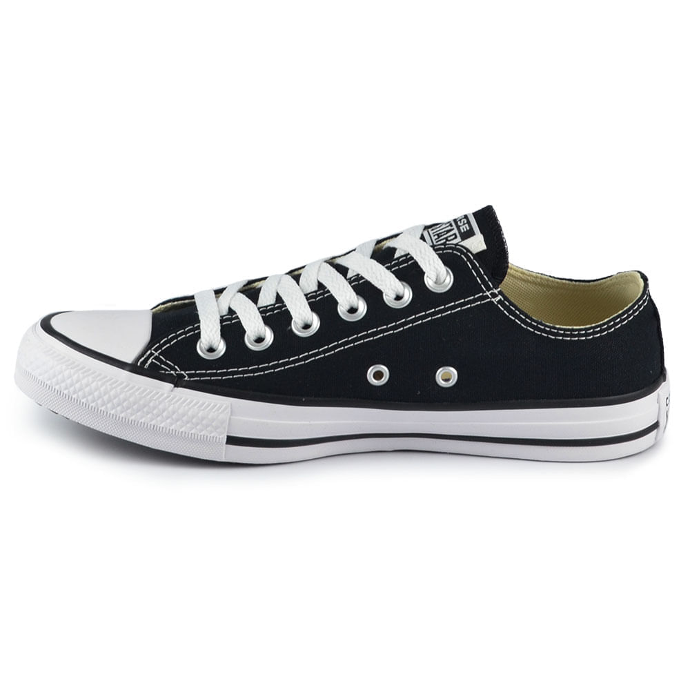 Tênis Casual All Star Converse Tecido Lona Preto CT00010002 - Foto 4