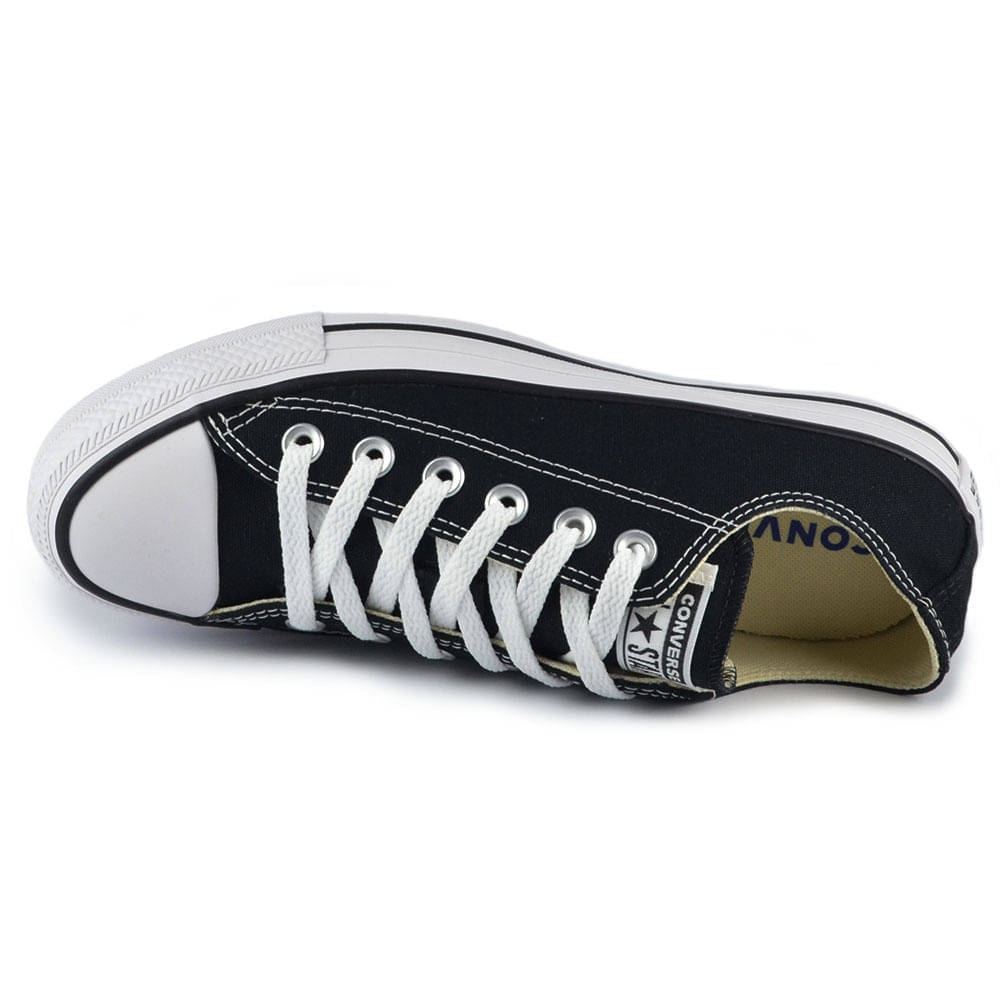 Tênis Casual All Star Converse Tecido Lona Preto CT00010002 - Foto 5