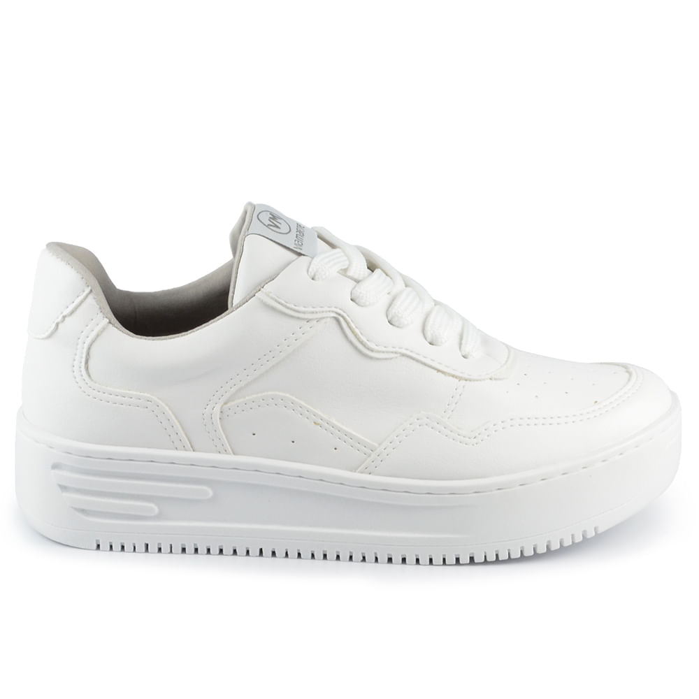 Tênis Casual Via Marte Feminino Flatform 23-5701-01 - Foto 1