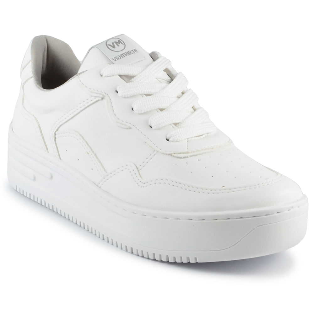 Tênis Casual Via Marte Feminino Flatform 23-5701-01 - Foto 2