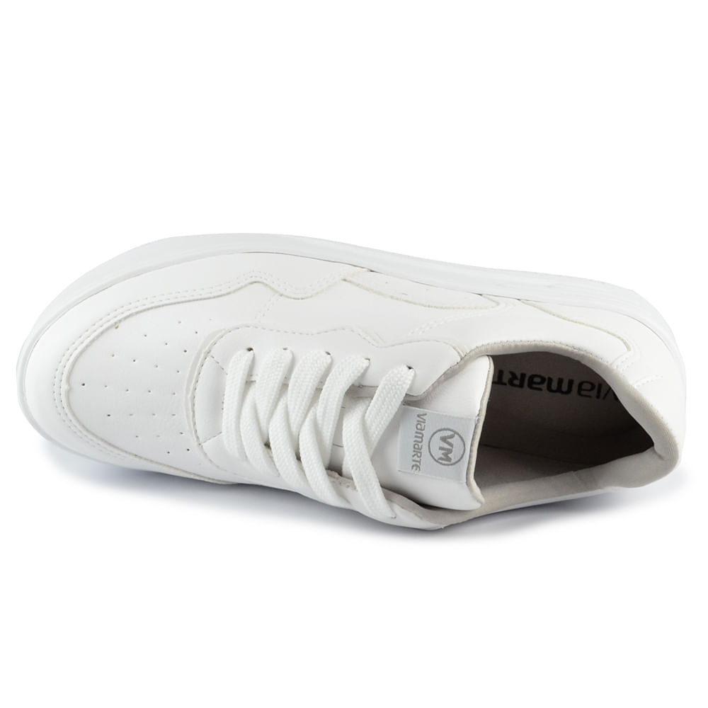 Tênis Casual Via Marte Feminino Flatform 23-5701-01 - Foto 5