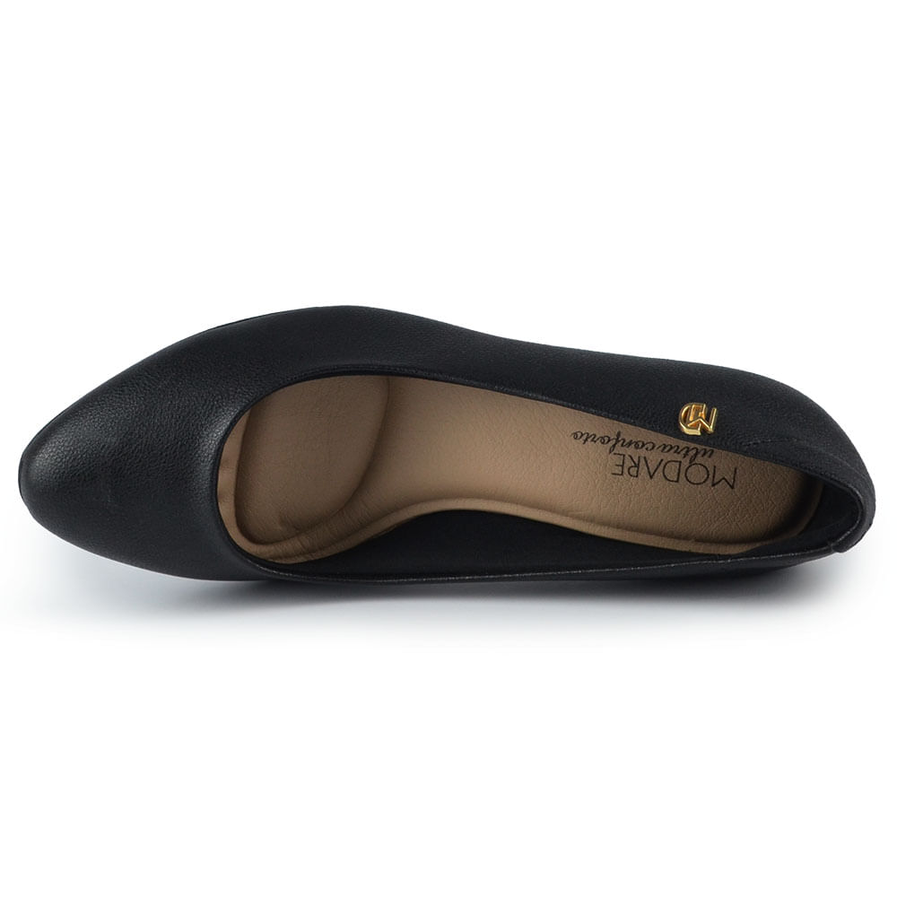 Scarpin Modare Feminino Salto Alto Bloco 7377.105 - Foto 5
