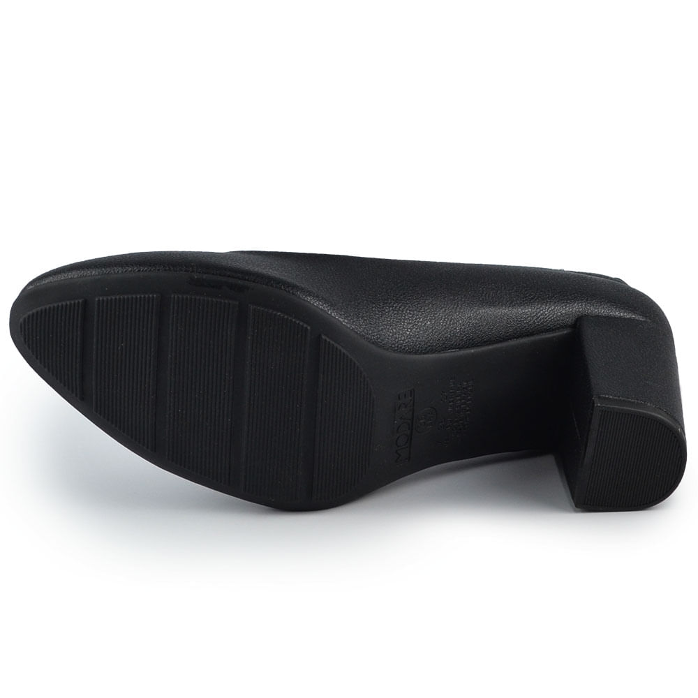Scarpin Modare Feminino Salto Alto Bloco 7377.105 - Foto 6