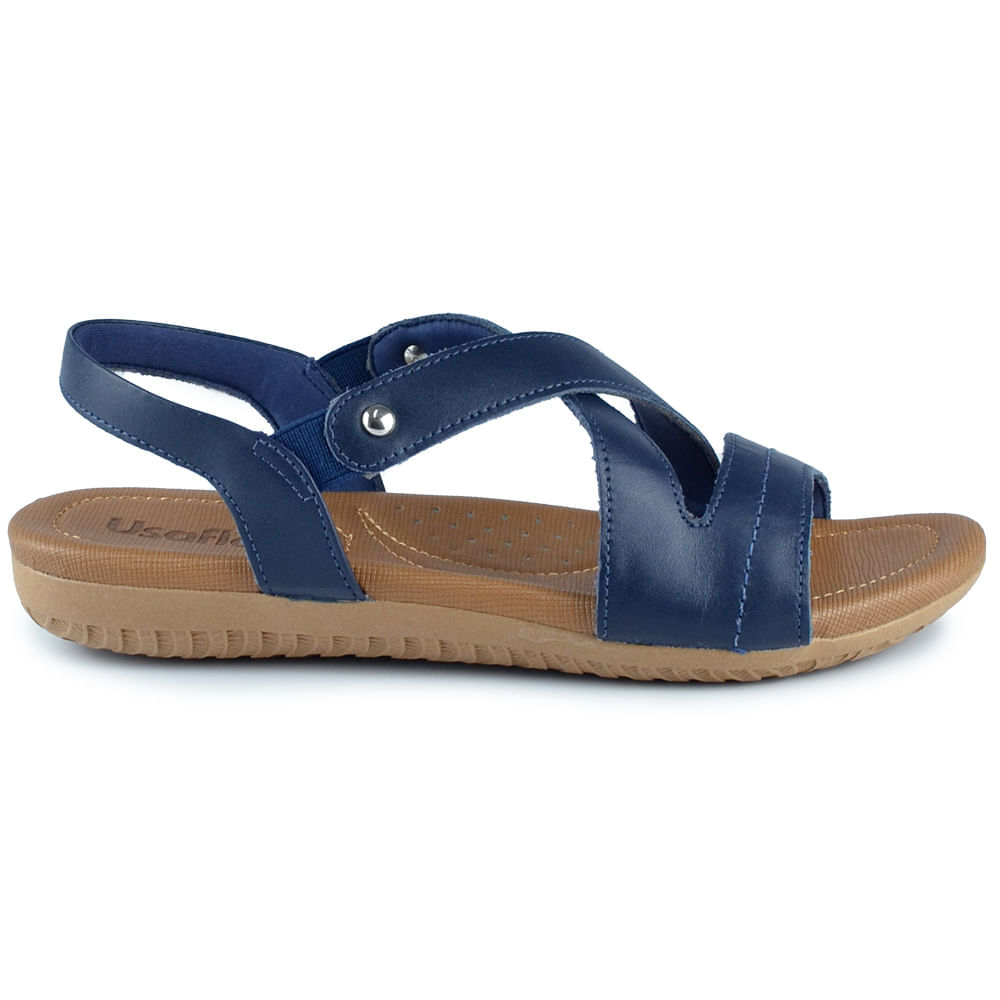 Sandália Papete Usaflex Feminina BK R1804 - Foto 1