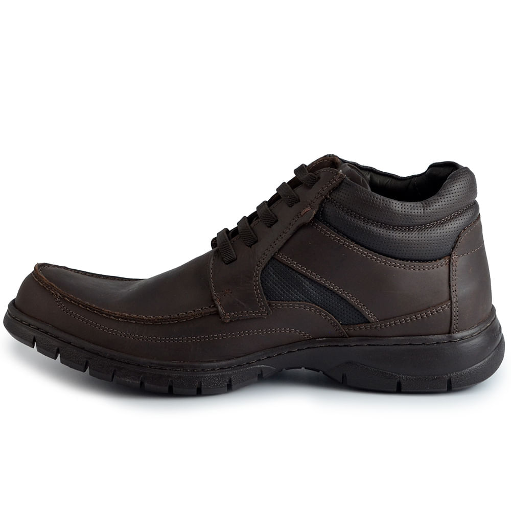 Coturno Masculino Anatomic Gel Couro 7976 - Foto 4