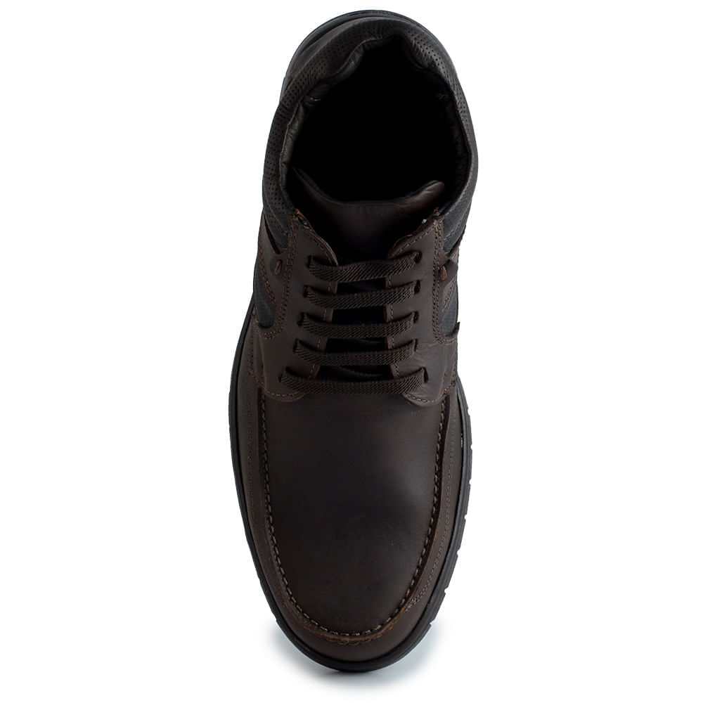 Coturno Masculino Anatomic Gel Couro 7976 - Foto 5