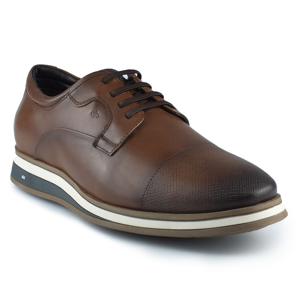 Sapato Social Masculino Jota Pe Air Navagio Couro 84902 - Foto 2