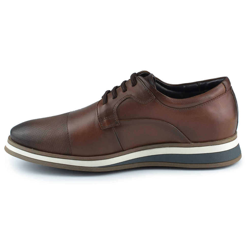 Sapato Social Masculino Jota Pe Air Navagio Couro 84902 - Foto 4