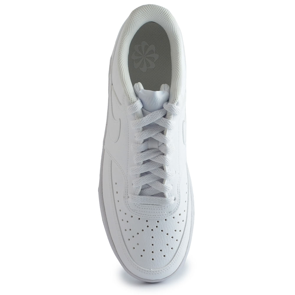 Tênis Casual Nike Masculino Court Vision Low Branco DH2987-100 - Foto 4