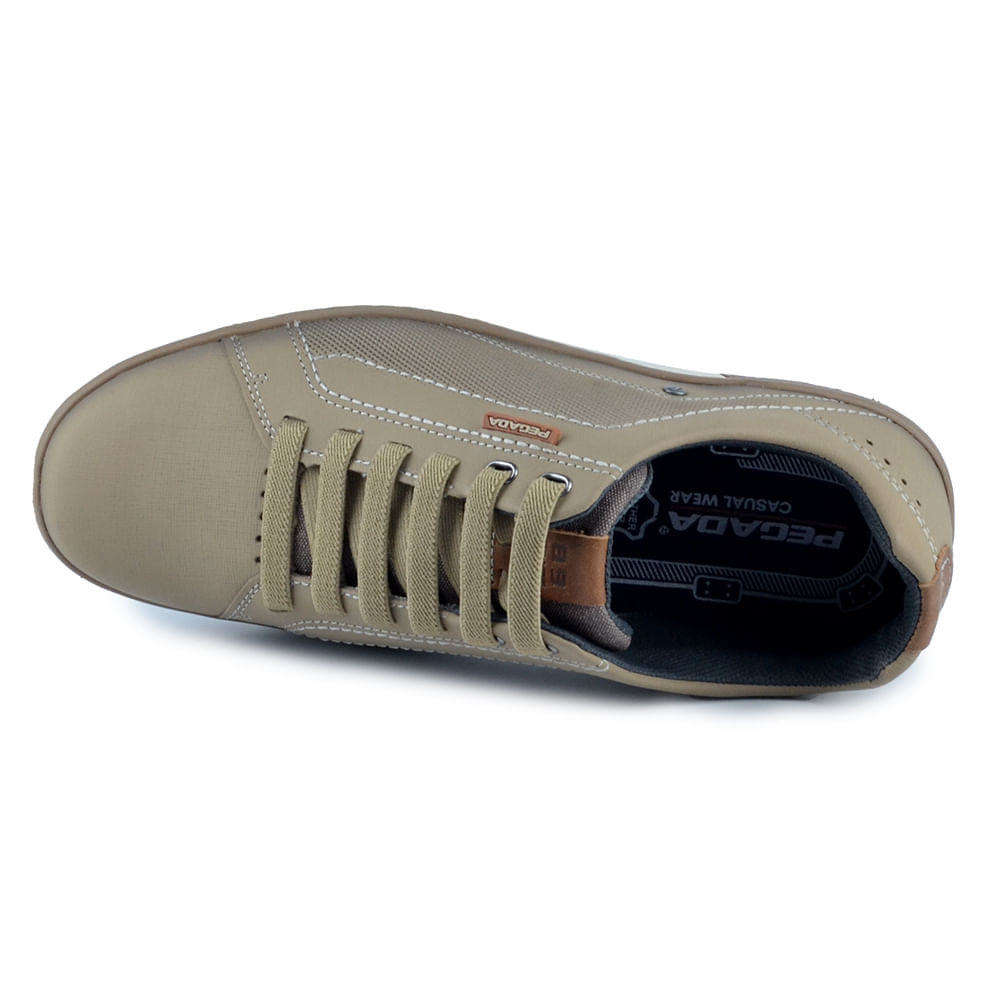 Sapatênis Masculino Pegada Couro 119309 - Foto 5