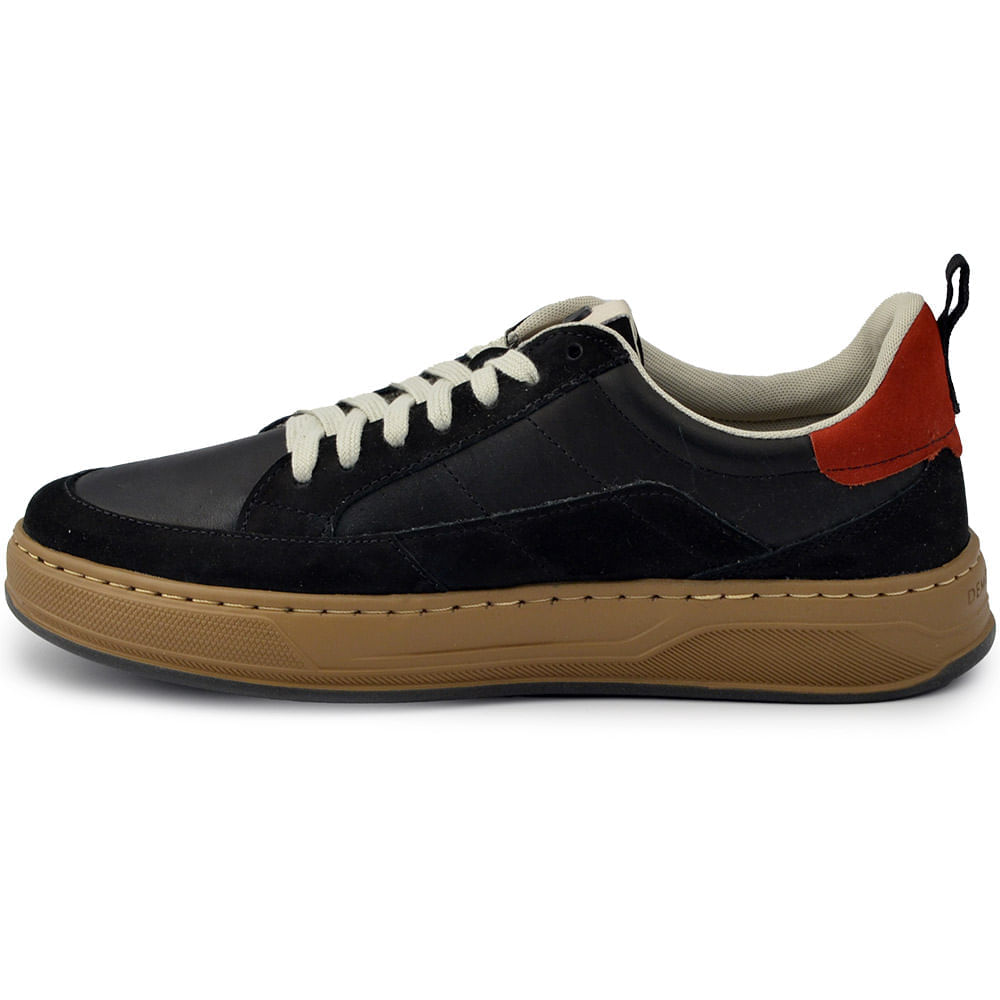 Sapatênis Masculino Democrata Bold Couro 122116 - Foto 4