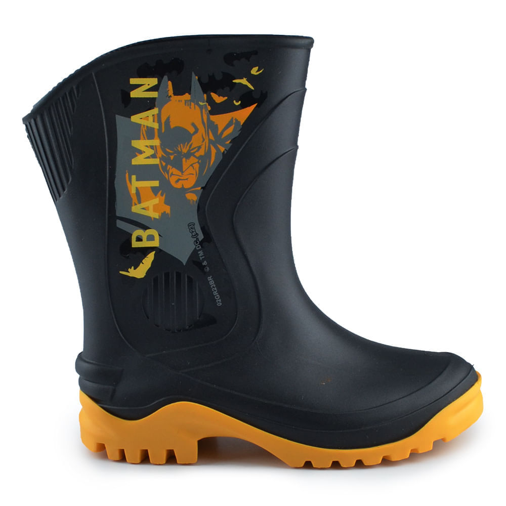 Bota Infantil Grendene Unissex Galocha Batman 22907 - Foto 1