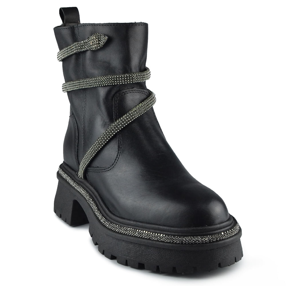 Coturno Trilha da Lua Feminino com Strass C255 - Foto 2