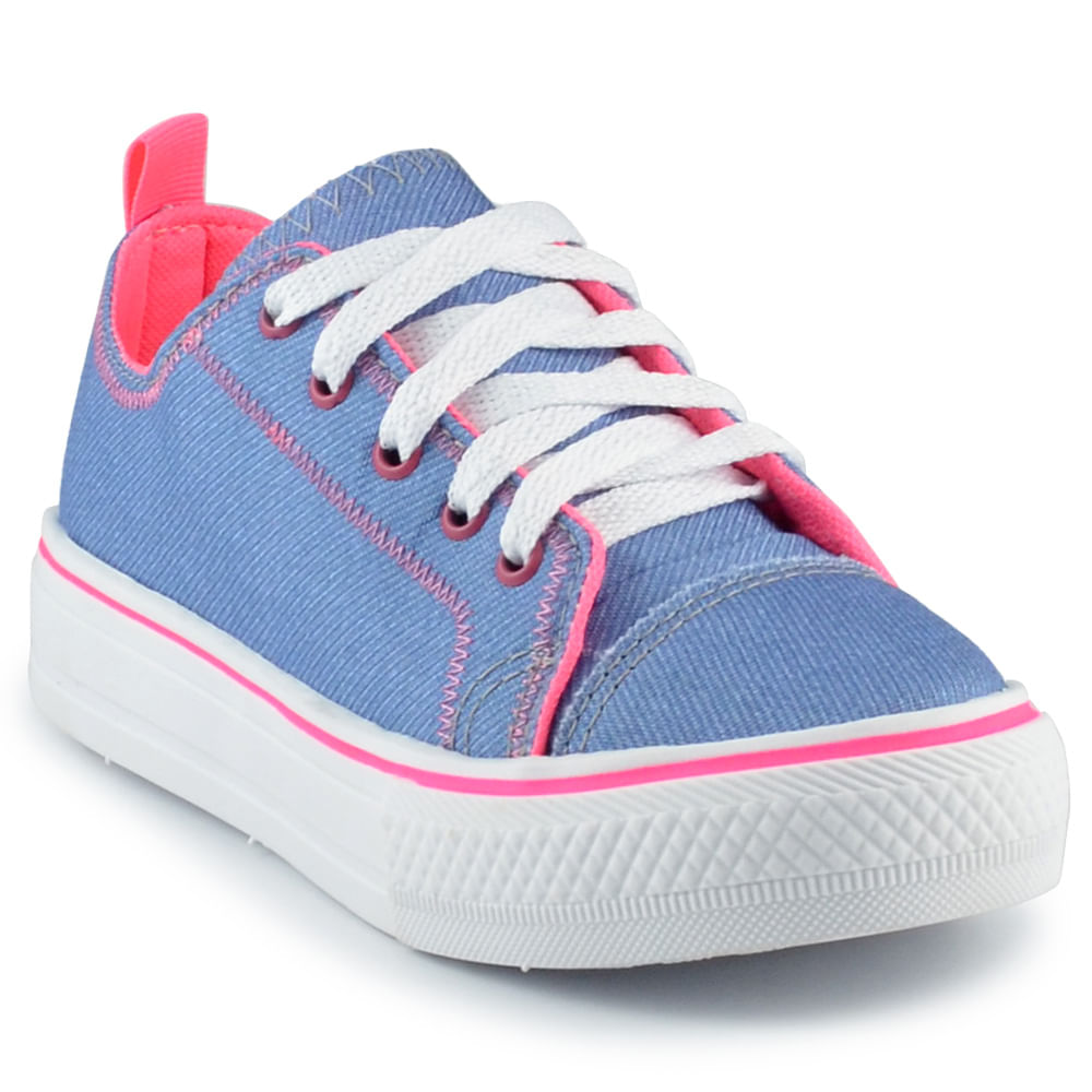Tênis Infantil Ykes Feminino NEON Lojas Kikos
