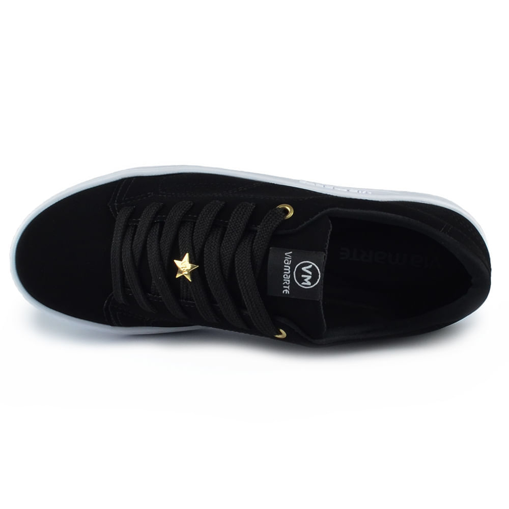 Tênis Casual Via Marte Feminino 23-6208-01 - Foto 5