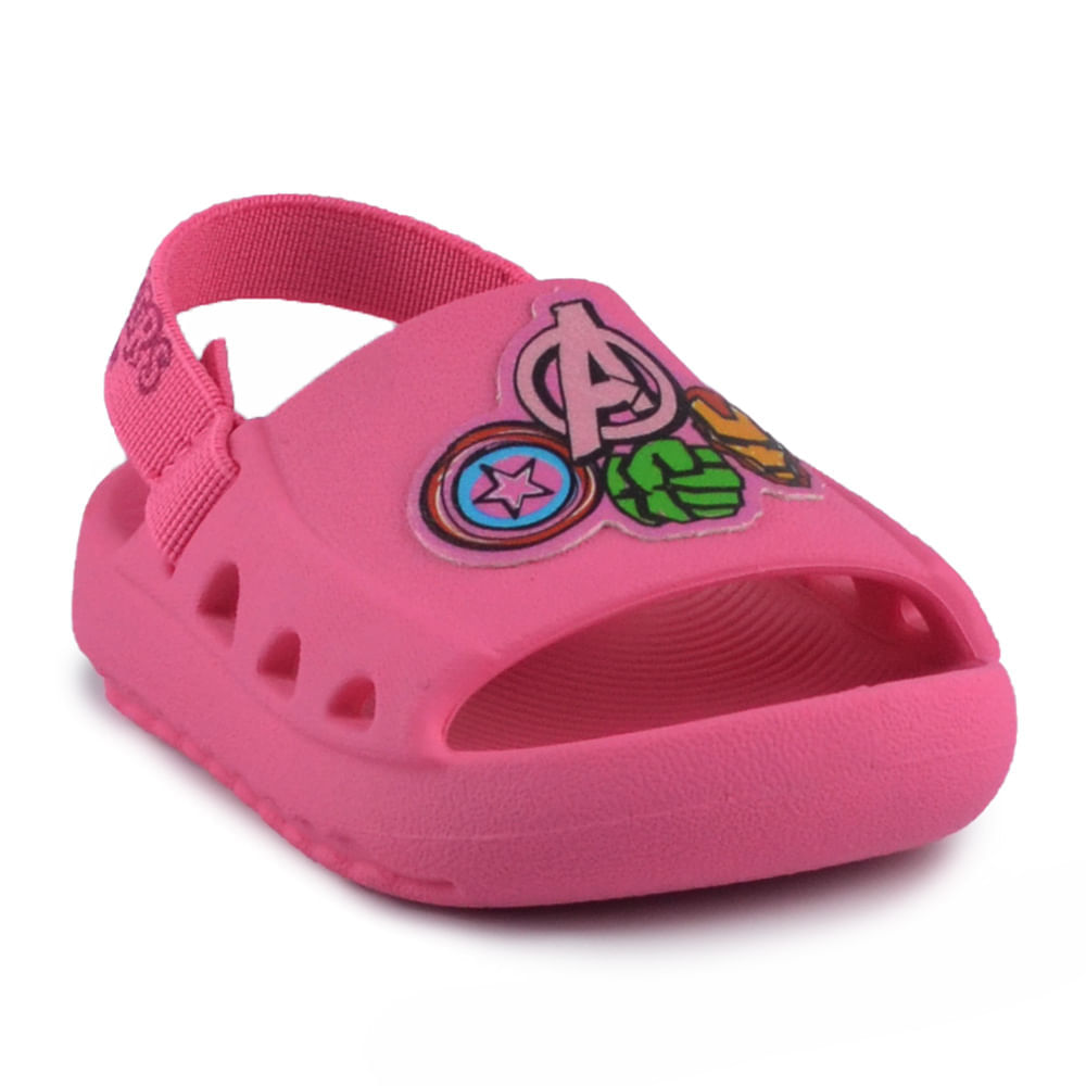 Chinelo Slide Grendene Unissex Bebê Vingadores Marvel 22789 - Foto 2