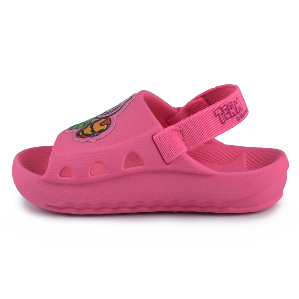 Chinelo Slide Grendene Unissex Bebê Vingadores Marvel 22789 - Foto 4