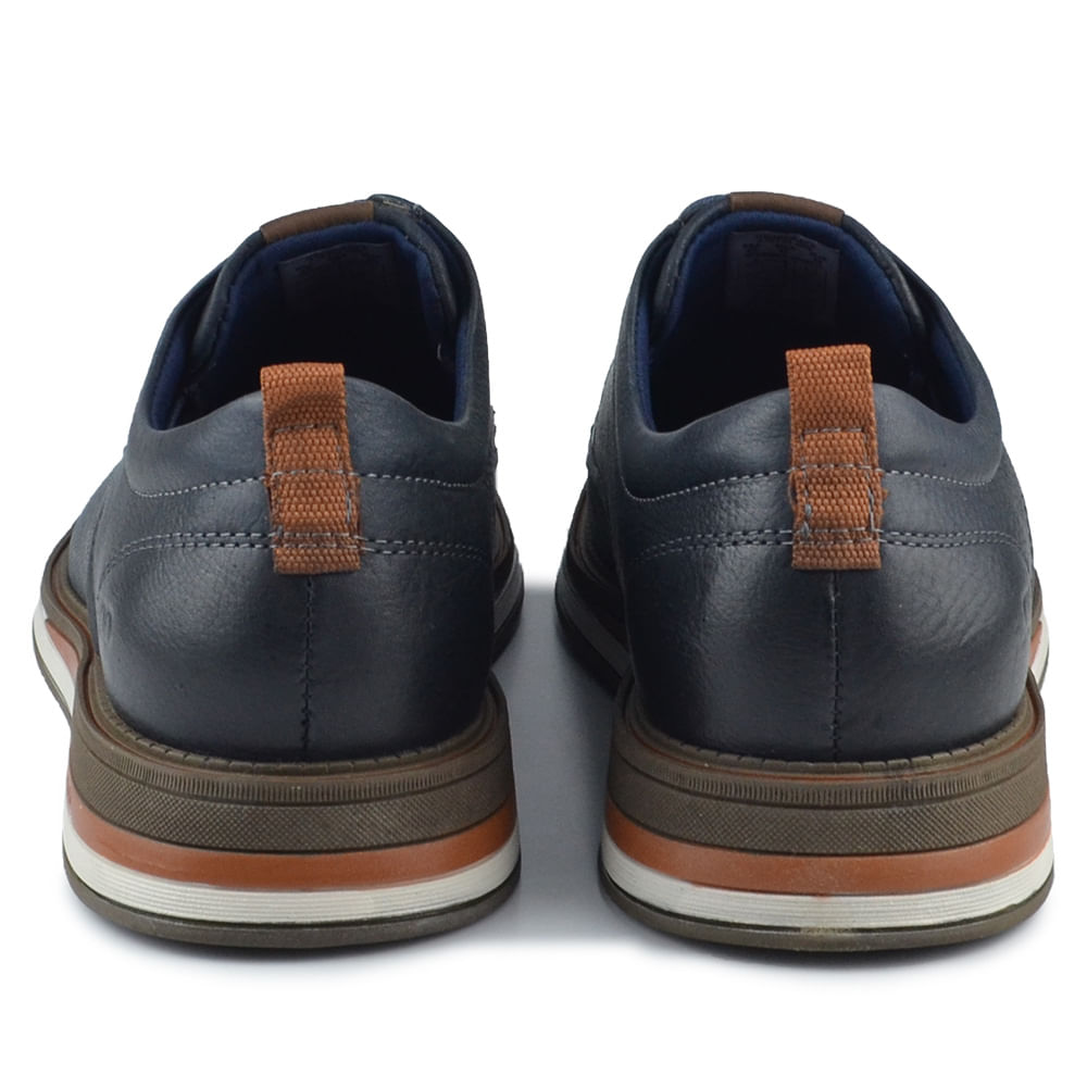 Sapato Social Masculino Democrata TYPE Couro 272101 Lojas Kikos