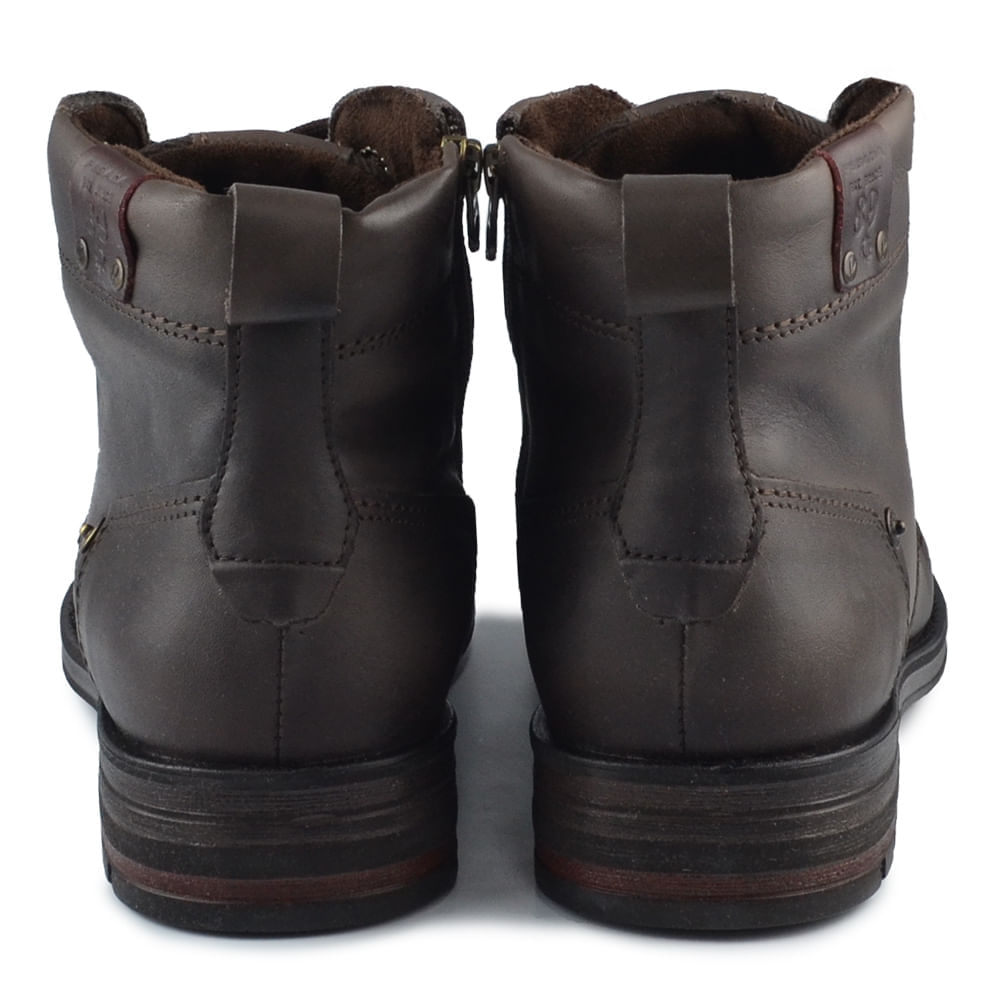 Coturno Masculino Pegada Everest Couro 181305 - Foto 3