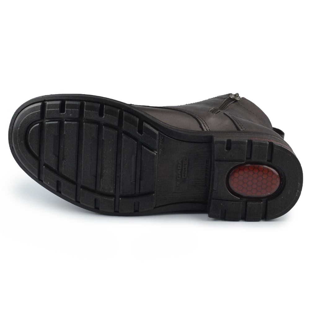 Coturno Masculino Pegada Everest Couro 181305 - Foto 6