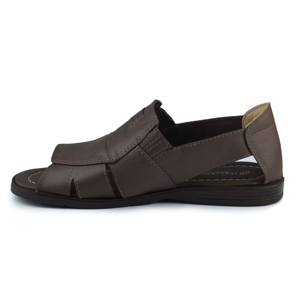 Papete Masculina Italianinho Couro 340506 - Foto 4