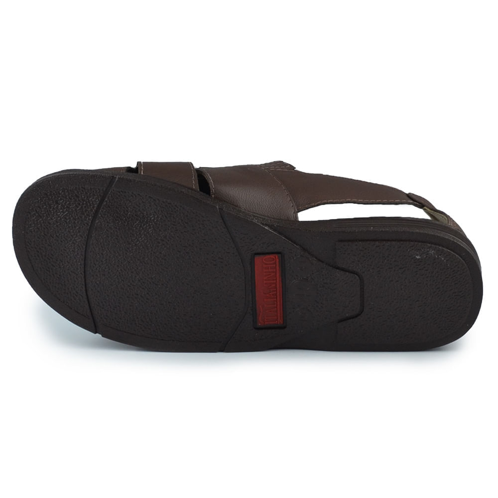 Papete Masculina Italianinho Couro 340506 - Foto 6